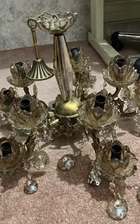 لوستر برنز اصل ۵ شاخه دوبل