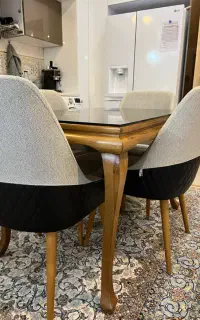 میز نهارخوری چهار نفره شرکتی