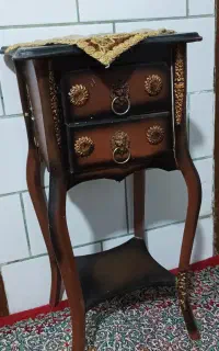 میز تلفن دو کشو