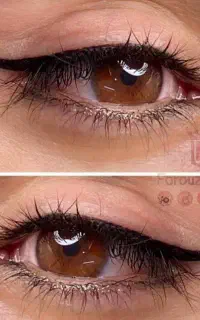 بن مژه و خط چشم