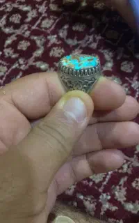 انگشتر فیروزه اصل نیشابوری