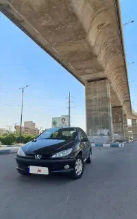 پژو ۲۰۶ SD V20 مدل ۱۳۸۸ مشکی