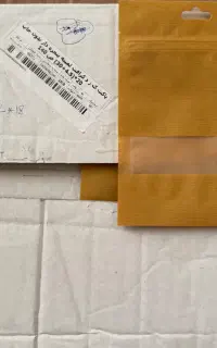 پاکت کرافت ایستاده پنجره دار