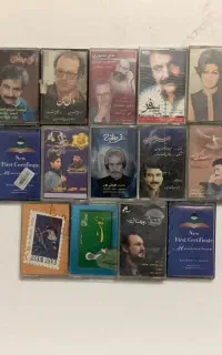 بیش از ۱۰۰ عدد نوار کاست قدیمی