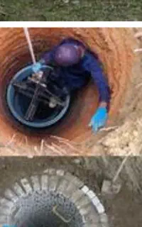 حفر چاه وکندن کانال وحفره و...بامتراژبالا وق پایین