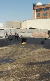 آسفالت . محوطه سازی . ایزوگام