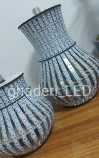 لامپ دست ساز مدل کوزه‌ای بزرگ هالوژن دار