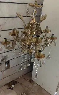 لوستر تمام برنز 8شاخه