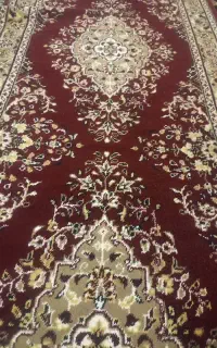 کناره فرش ۱×۶ متری ۵۰۰ شانه کاشان در حد نو