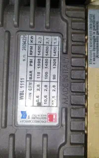 پمپ 110بار برتو ایتالیایی