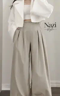 شلوار بگ پیلی دار