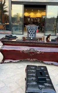 مبلمان اداری کلاسیک الفا میزمدیریت لاکچری کنفرانس