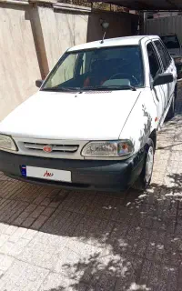 پراید ۸۹ صبا سفید تکسوز