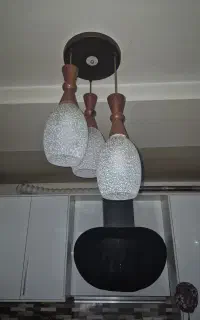 لوستر چوبی