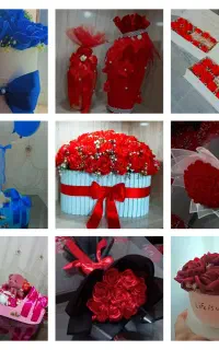 تزئینات و دسته گل و باکس روبانی
