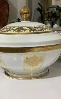 سرویس چینی سلطنتی کاروسا ژاپن طلاکوب واقعی
