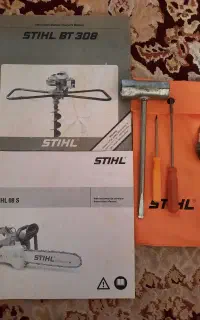 چاله کن قدرتمند و اصل اشتیل آلمان با مته 350mm
