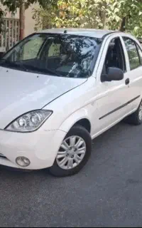 تیبا 1 صندوقدار،مدل 1400،بدون رنگ کم کار