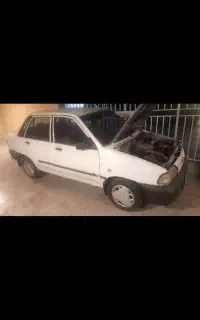 پراید ۷۸ کاربرات موتور روشن