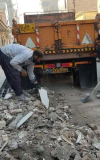 حمل نخاله.خاور کمپرسی