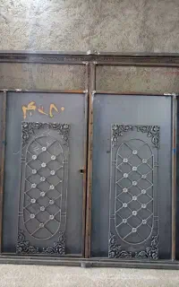 درب حیاط 250*250 چهارچوب 40*80 سنگین الی بزرگتر