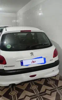 پژو ۲۰۶ تیپ۲ سالم وبدون رنگ