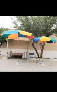 چتر چادر سایبان کافه دایره خیمه رستوران مسافرتی