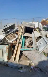 ضایعات آهن  از ۵۰ کیلو تا تناژ در محل