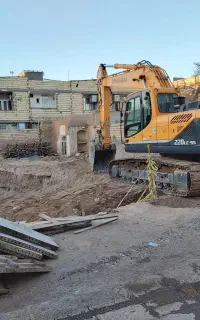 بیل مکانیکی چرخ زنجیری 220 (اجاره ای)