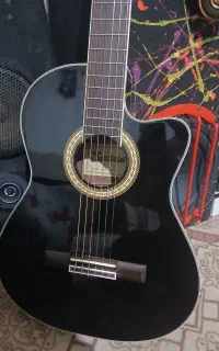 گیتار سانتانا مشکی