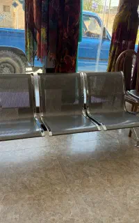 صندلی استیل سه نفره