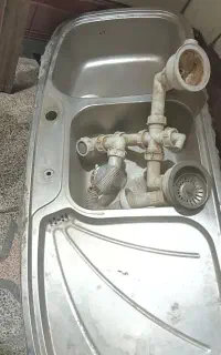 سینک ۲قلو درحد نو بدون استفاده