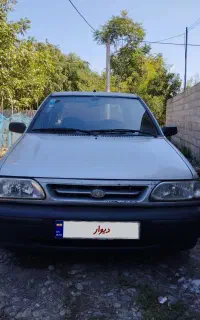 پراید صبا نقره ای