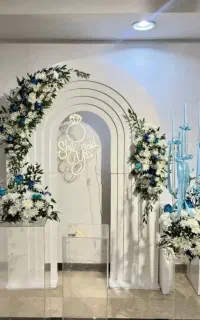 دیزاین دکور تولد و گل آرایی و مجالس و عقد و عروسی