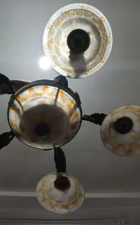 ۲عددلوسترآنتیک ۵ شاخه