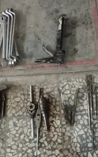 پمپ باد و سنگ فرز و ابزار