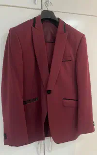 کت و شلوار زرشکی