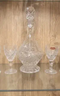 جام و گیلاس کریستال بوهمیا چک