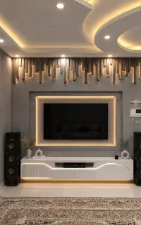 تیوی وال، کناف و نورپردازی حرفه‌ای