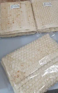 نان لواش بسته بندی شده فروشگاهی