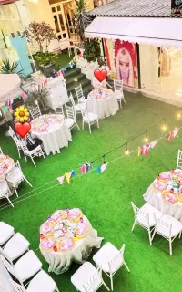 فضای باز و سالن تولد و مهمونی