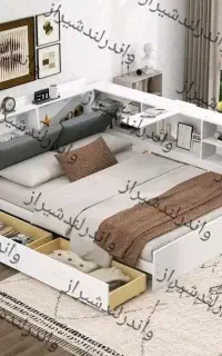 سرویس خواب کشودار تینجر یک۱ نفره۱۲۰یک و نیم نفره