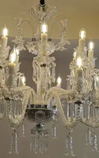 لوستر کریستال باکارات ۱۶ شعله