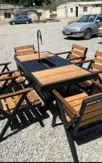 میزباغی صندلی باغی آتشکدهgardenشش/هشت نفره