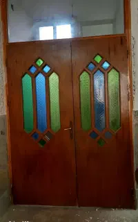 درب چوبی
