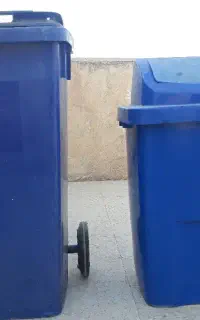 دوعددسطل زباله چرخداروساده