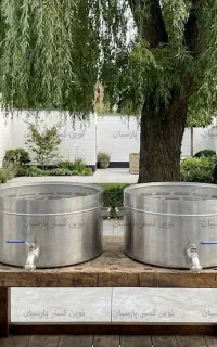 دیگ پلو و خورشت پز 45 کیلویی استیل Industrial Pot
