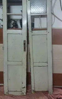درب چوبی دو لنگه