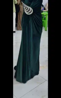 لباس مجلسی مخمل سبز۷تومن سایز ۴۰،۴۲