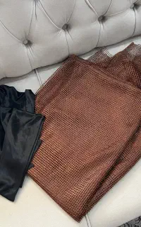 پارچه گیپور ۴ متربه علاوه آستر ۱/۲۰ اشانتیون